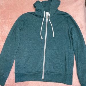 Green Zip Up